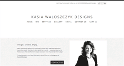 Desktop Screenshot of kasiawdesigns.com